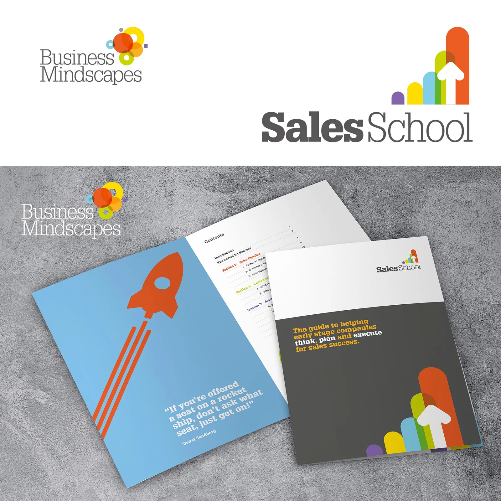 business mindscapes sales school brochures