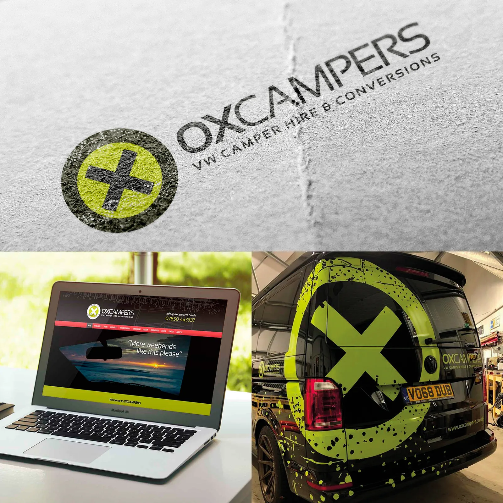 oxcampers rebranding applications